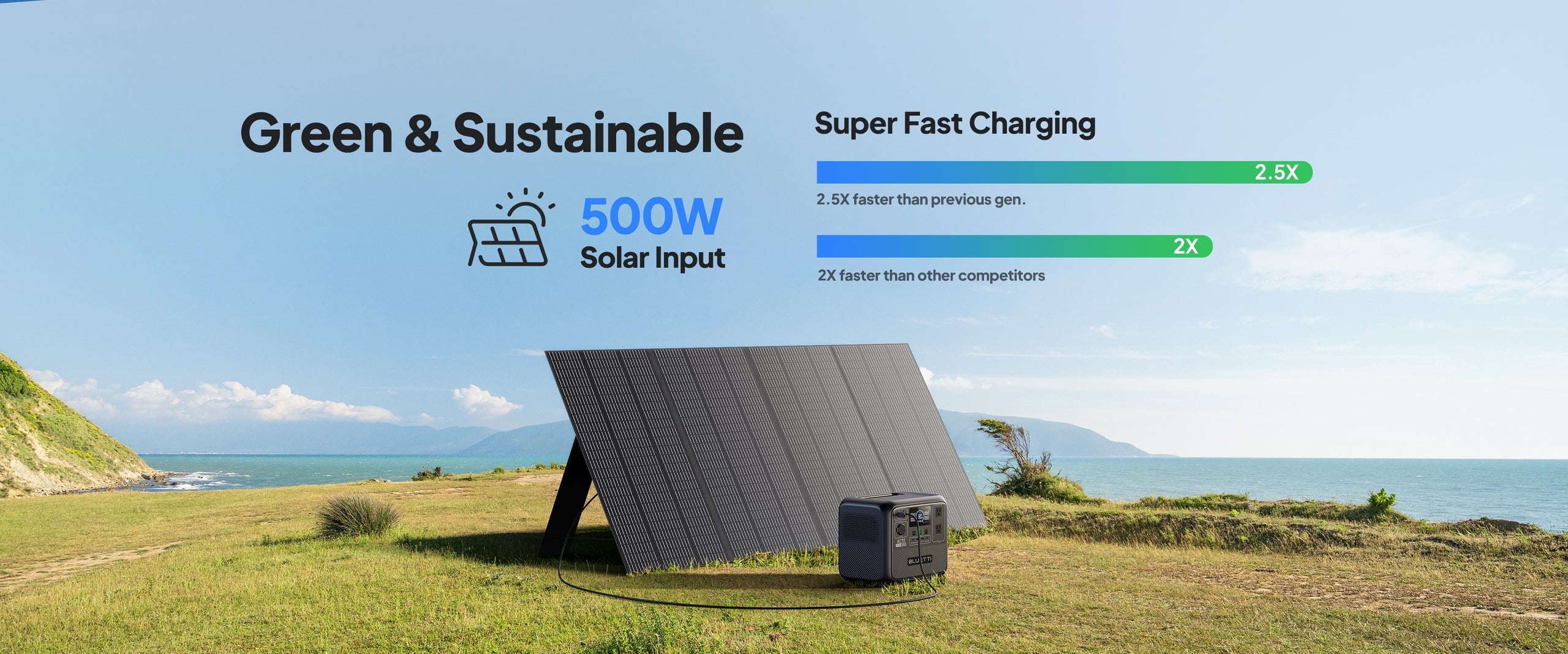 【US PLUG】BLUETTI AC70 Portable Power Station | 1000W 768Wh, Generator for Road Trip, Off-grid, Power Outage