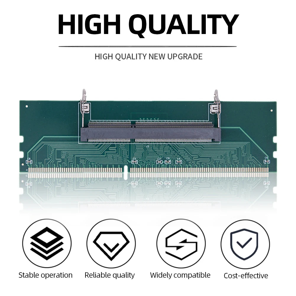 1-5PCS DR3 DDR4 Laptop To Desktop Memory Adapter Card SO-DIMM To PC DIMM Card Connector Card Memory Stick RAM Connector Adapter