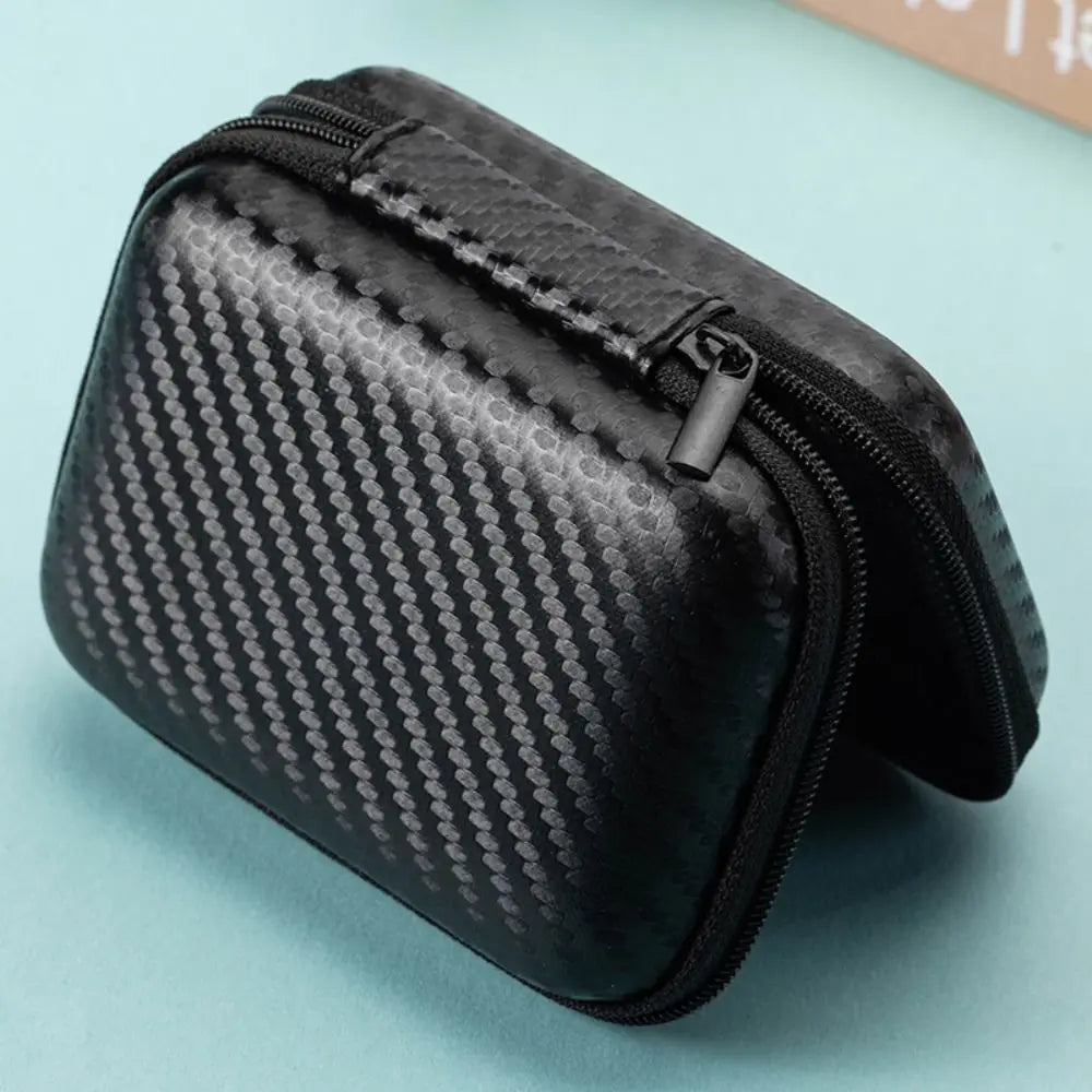 Shockproof Headphones Carrying Case EVA Waterproof Headphones Personalized Box Double Zipper Design Dust-proof Headphone Storage