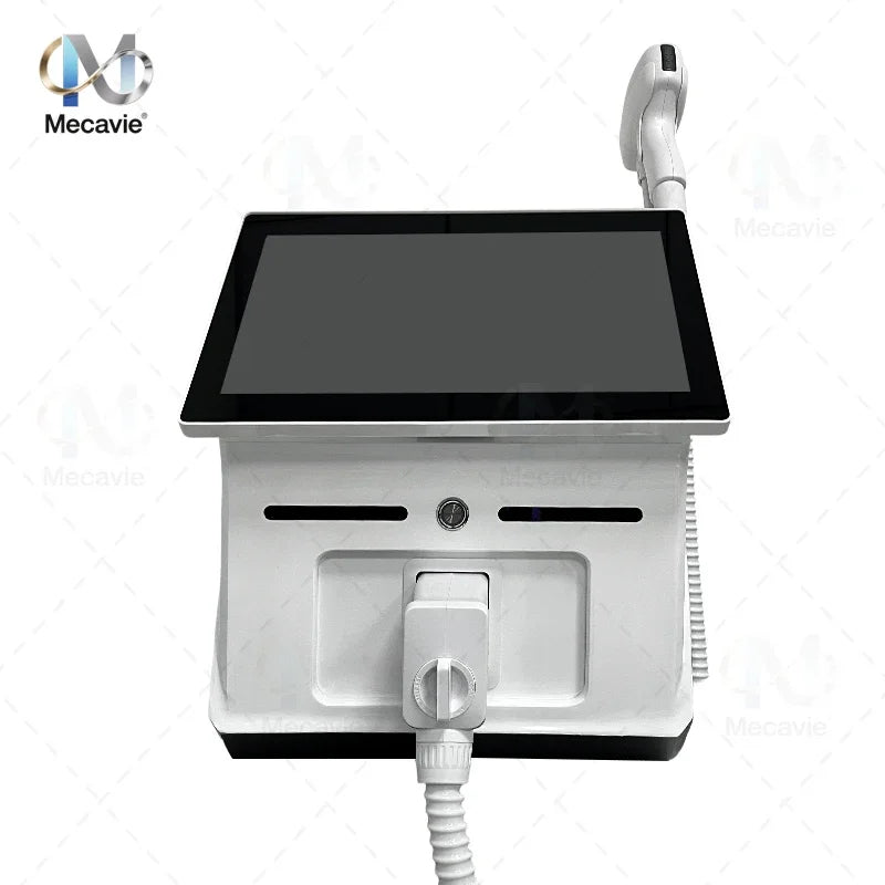Professional 4-Wave 808nm Diode Laser Hair Removal Machine 4000W Soprano Titanium Painless Hair Remover for Face Body Home Salon