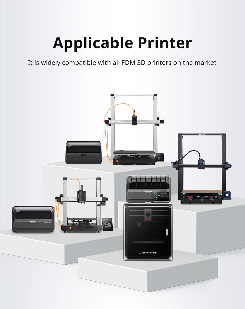 10Kg/lot ANYCUBIC 1.75mm Plastic PLA Filament For FDM 3D Printer Consumables 3D Printing Material For Kobra 2 Neo Max