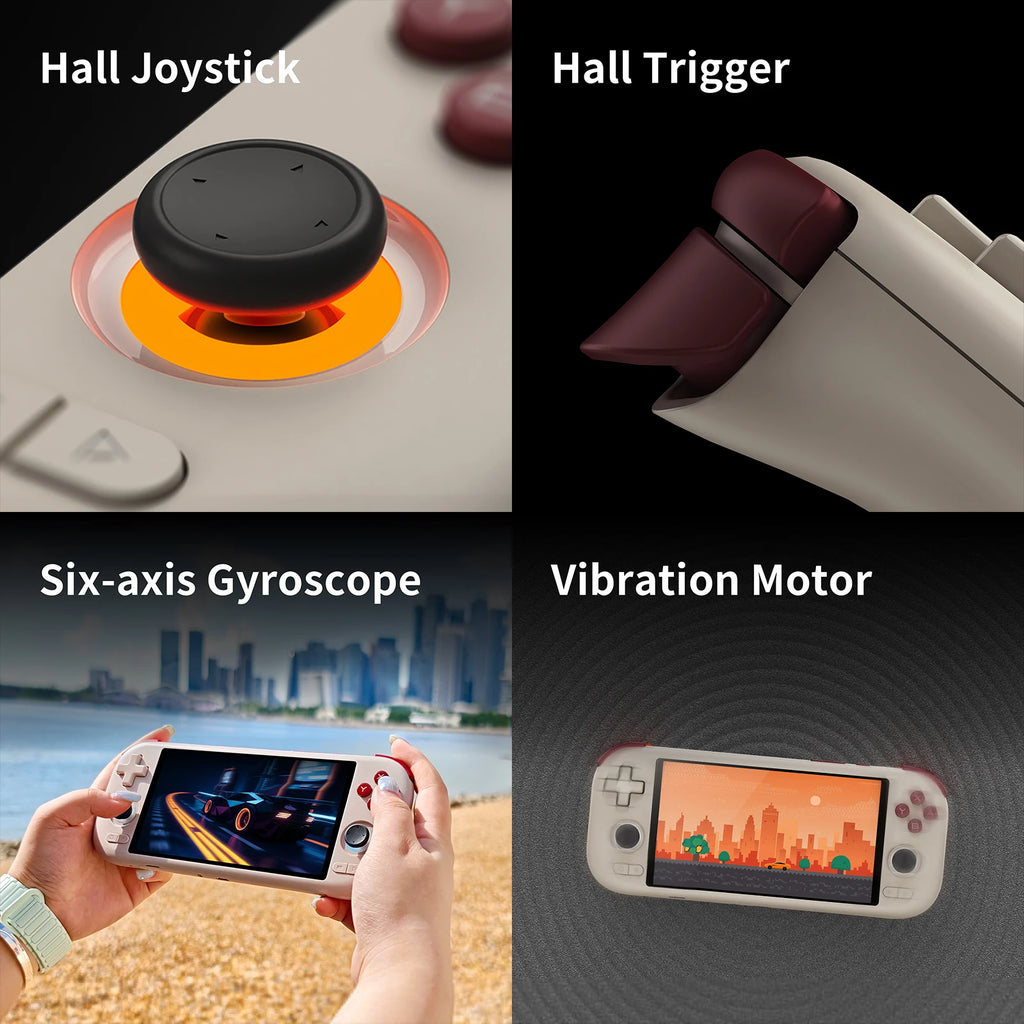 AMPOWN MANGMI AIR X Handheld Game Console Snapdragon 662 With 5000mAh Battery 5.5-inch Screen RGB Hall Joystick Game Console