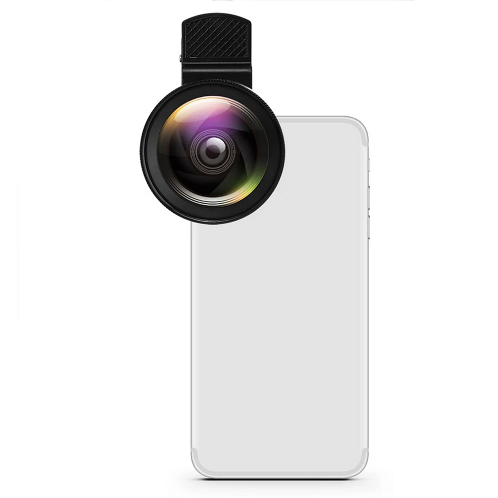 2-In-1 Mobile Phone Lens 0.45X Wide Angle Lens 10X Macro HD Camera Lens Universal for iPhone for Android Phone Len Clip