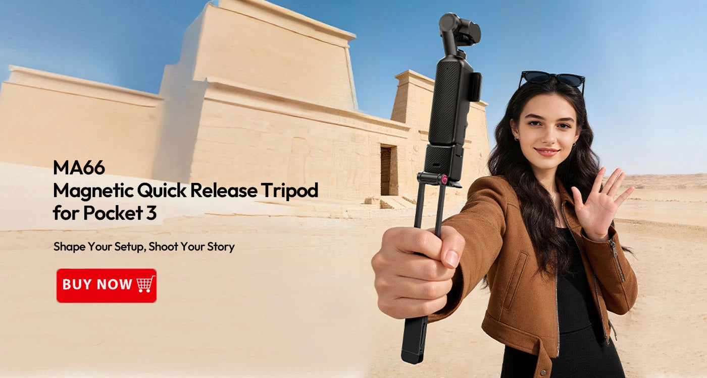 Ulanzi PK-08 PK-11 Mini Tripod Charging Base for DJI Osmo Pocket3  3 4 4P Type-C Port Kit Arri Locating Base Action Camera Tool