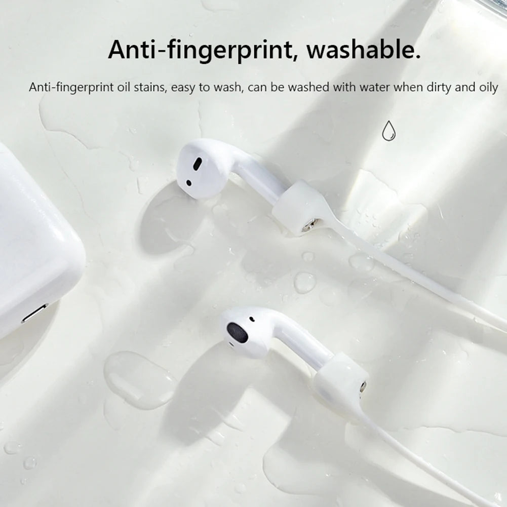 Headphone Neck Strap Cord String Silicone Rope Holder Cable Earphone Strap for AirPods 1 2 3 Pro String