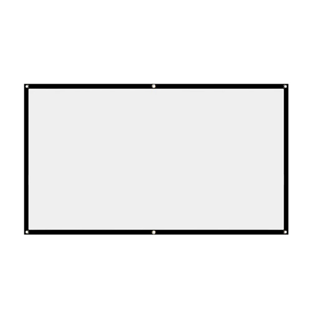 60 72 84 100 120 150 inch Projector Curtain 16:9 Home Office KTV Display Screen