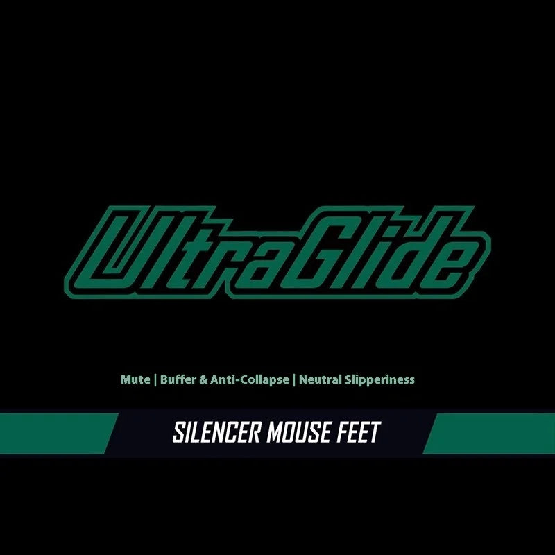 Meow Gaming Gear MGG Ultraglide Small Round Dot PTFE Mouse Skates DIY Mice Glide Feet Silence Version Diameter 6.6mm