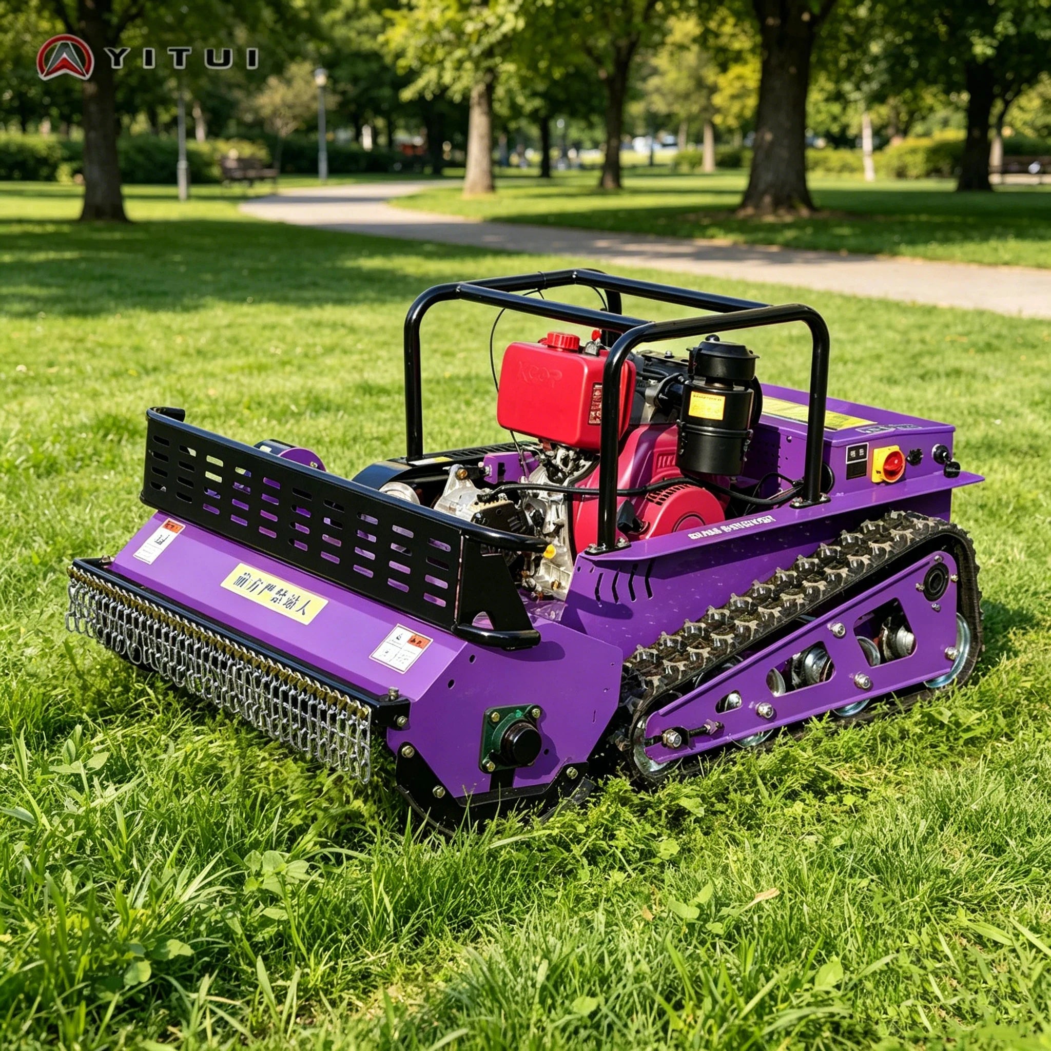Customized Diesel Lawn Mower Long Life Low Fuel Consumption Strong Power Ce Epa Certified