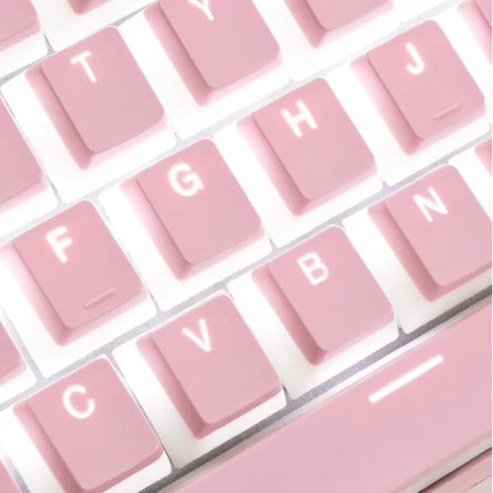 129Keys Keyboard Keycap OEM Profile PBT Material Key Cap for Mx Hot Swap Mechanical Keyboard Switch Transparent Pudding Keycaps