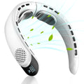 Neck Fan Turbine 360° 4000mAh Leafless Portable Vaneless Design 3 speed USB Rechargeable LED display Strong Wind Fast Cooling