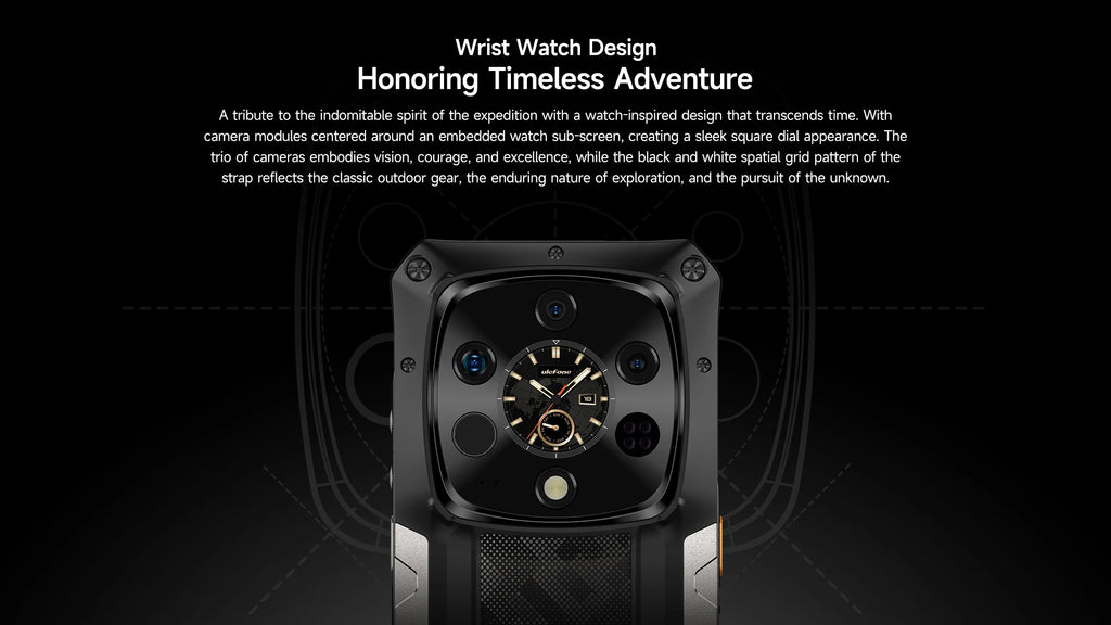 Ulefone Armor 28 Ultra 5G AI Thermal Imaging Rugged Phone Dimensity 9300+ 1TB ROM 32GB RAM Android Smartphone AMOLED Mobile