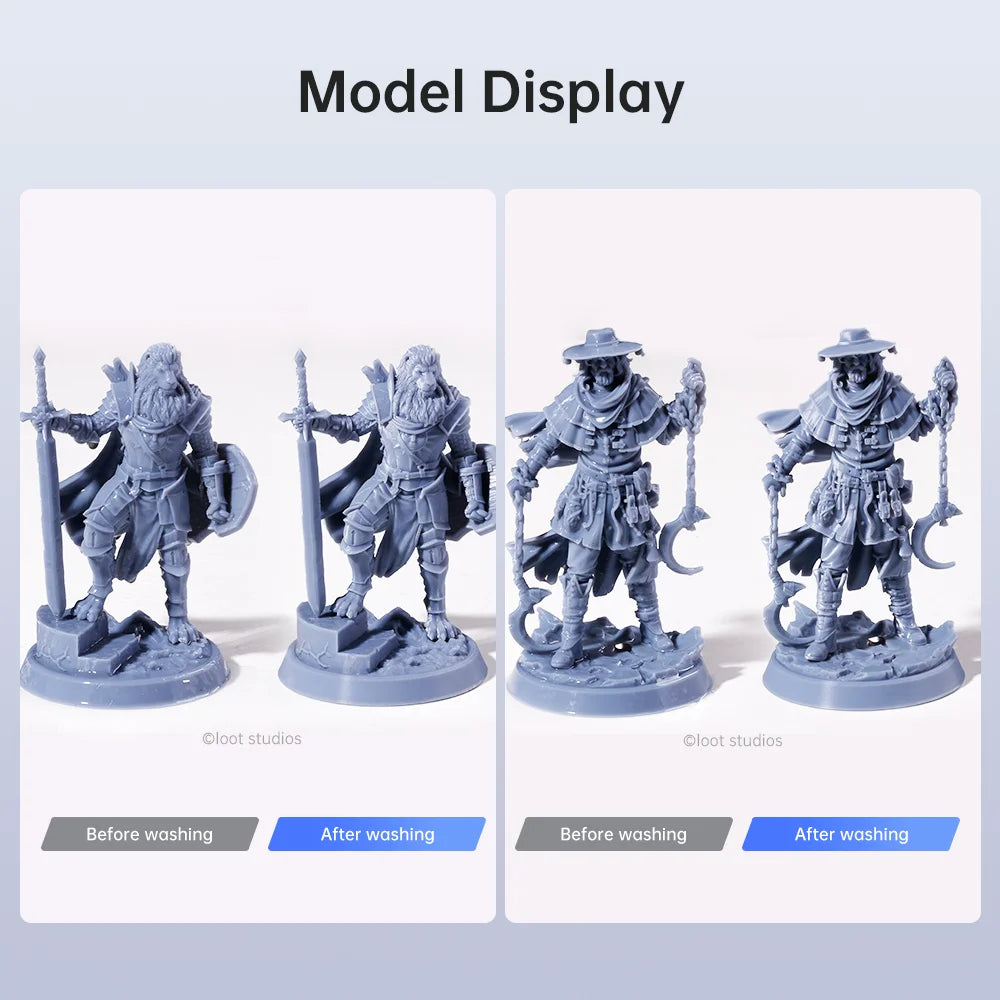 ANYCUBIC Wash & Cure 3 Plus AE Version Washing Curing 2 in 1 Machine For Photon Mono M5s LCD 3D Printer 3D Printing Models