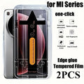 2Pcs One-click Tempered Glass for Xiaomi 15 14 Ultra Easy Install Screen Protector For Xiaomi 13 12 Pro 13 14T Pro 11 Lite Glass