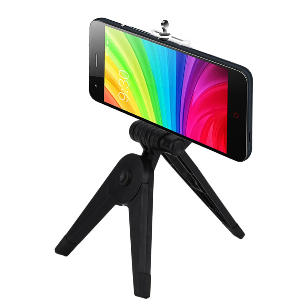 Portable Folding Plastic Tripod Stand Hand Grip for 1/4" SLR Sport Camera
