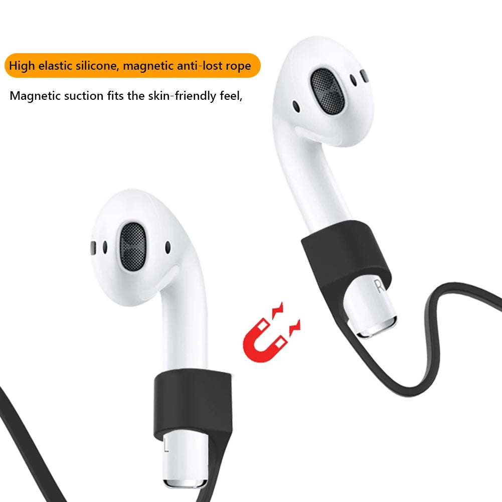Headphone Neck Strap Cord String Silicone Rope Holder Cable Earphone Strap for AirPods 1 2 3 Pro String