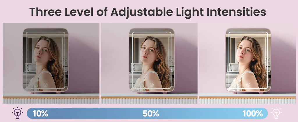 6L/9L LED Mirror Mini Fridge With Light 12V 240V Portable Cosmetic Refrigerator Cooler Warmer for Car Home Makeup Skincare