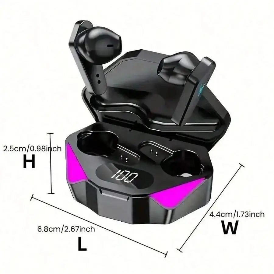 True Wireless Earbuds, Mini Couple In-Ear Headphones, Sports Stereo Bass, HD Call, Gaming, Universal for Android iOS Phones