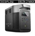 Ecoflow DELTA 2 MAX 2048Wh 2400W Portable Power Station Solar Generator for Home Backup Emergency for  Camping Hiking Lighting