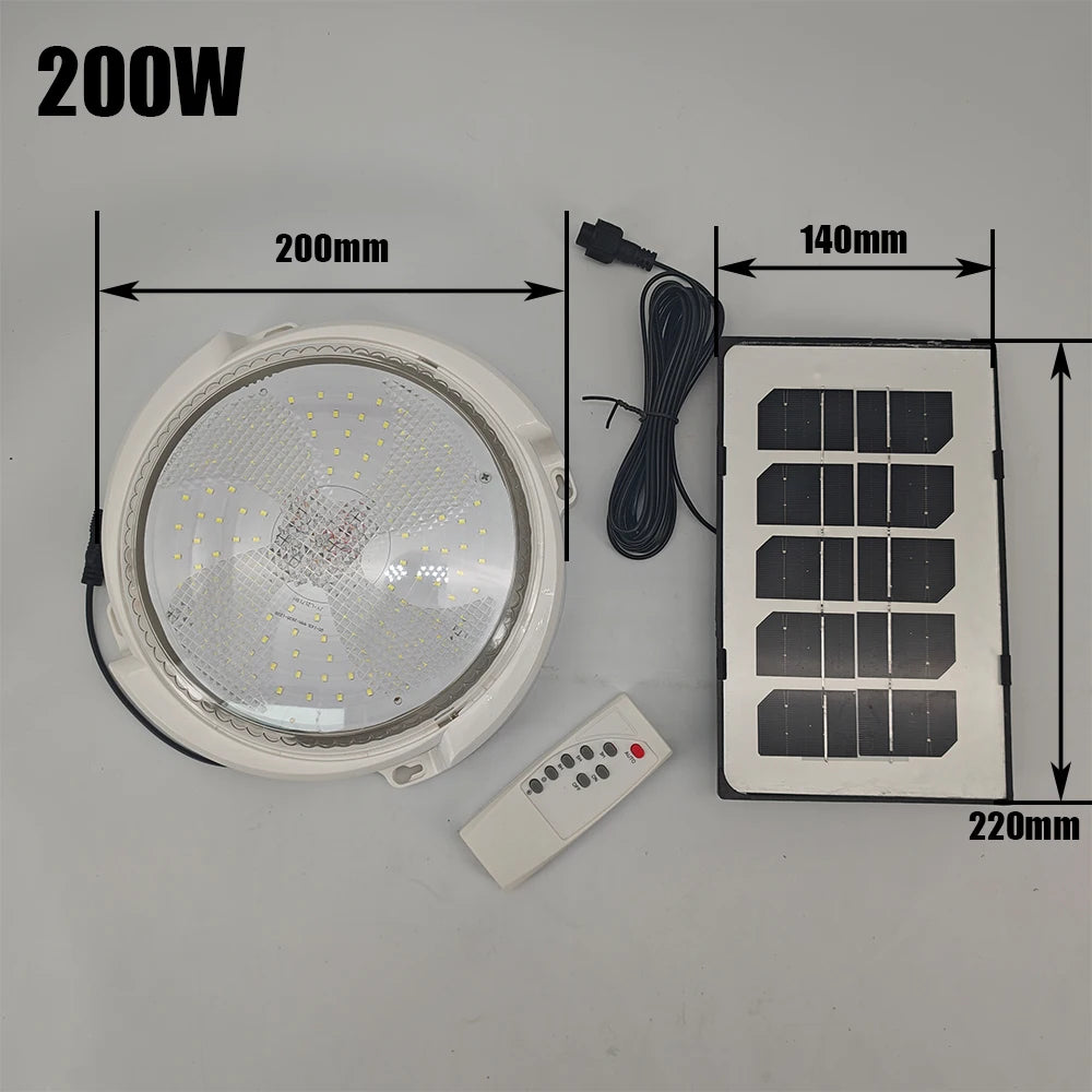 Solar lights Indoor Home Top Ceiling House Outdoor Garden pandent light Panel Lamp Fixture For Corridor Garden Living Room