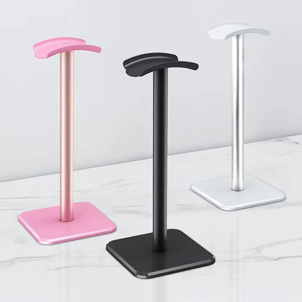 Headset Stand Aluminium Alloy Headphone Holder Rack Space Saving Desktop Organizer Display Vertical Bracket Hanger