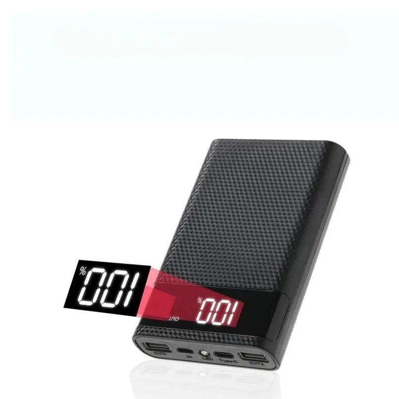 4x18650 Battery Charger Storage Box 5V 2A Dual USB Type C DIY Power Bank Case For Android Micro USB Interface For Smart Phones