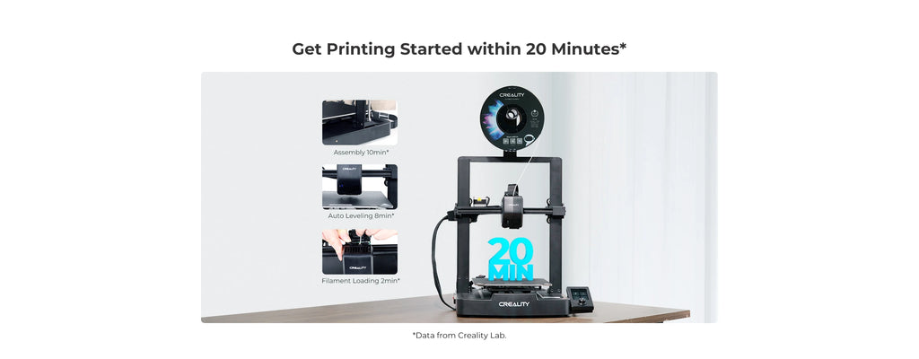 Creality 3D Ender-3 v3 SE Printer Dual Z-axis Capable Sprinte Direct Extruder Worry-free Auto Leveling Faster Printing Speed