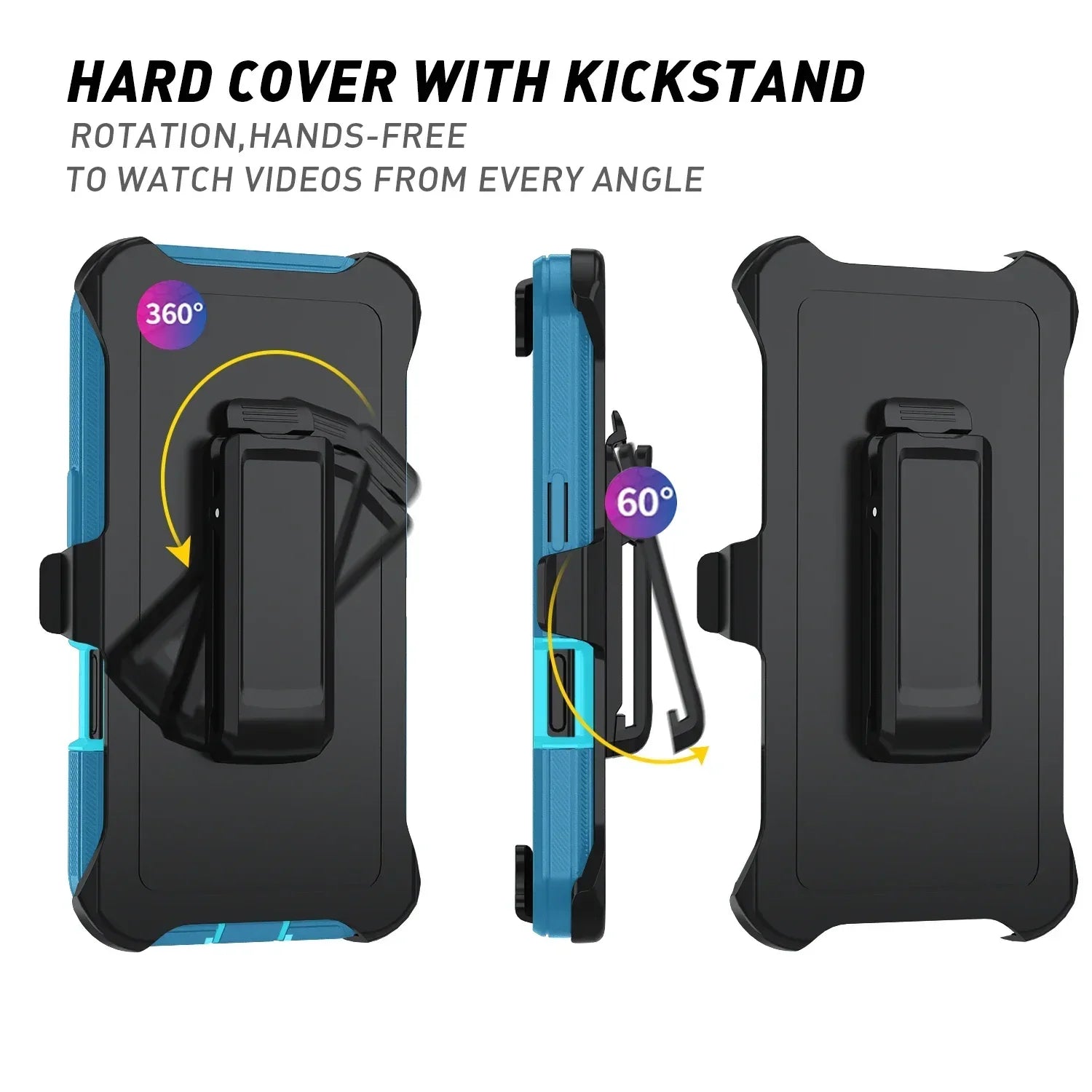 Otter Armor Box Shockproof Defender Phone Case for Iphone 16 11 12 13 14 15 Pro Max XSMAX 7 8 SE2 16E Hard Back Cover with Clip