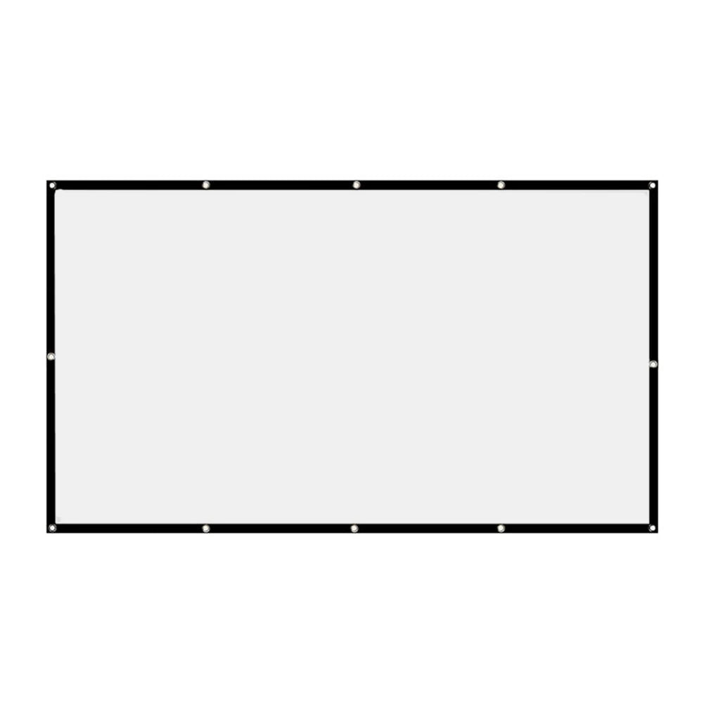 60 72 84 100 120 150 inch Projector Curtain 16:9 Home Office KTV Display Screen