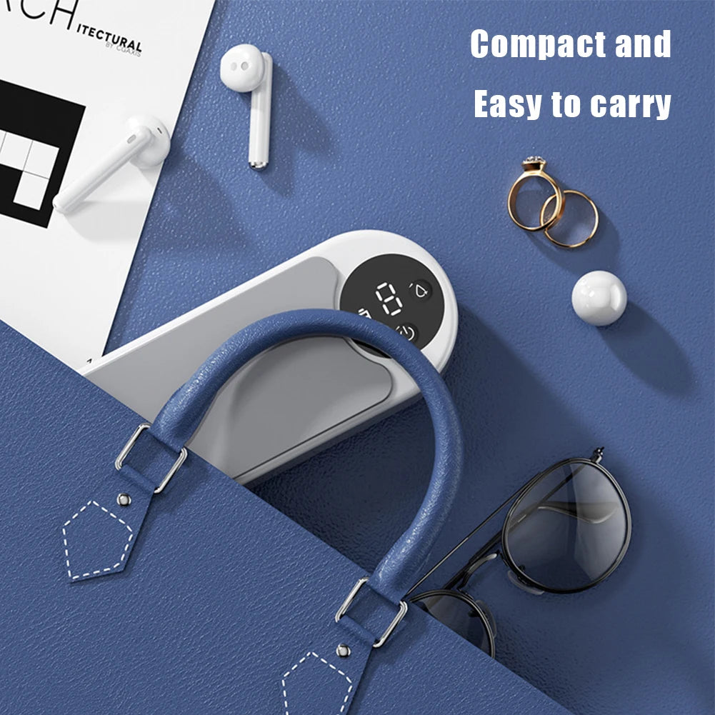 Ultrasonic Jewelry Cleaner Machine Multifunctional Glasses Cleaner Portable Cleaning Machine USB Rechargeable for Ring Necklaces