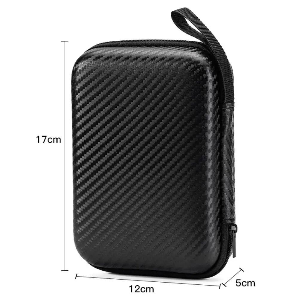 Shockproof Headphones Carrying Case EVA Waterproof Headphones Personalized Box Double Zipper Design Dust-proof Headphone Storage