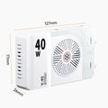 Portable 40W LED Camera Light 2800K-9000K Handheld Filling Light 4400mAh Rechargeable Pocket Photography Lighting Lamp