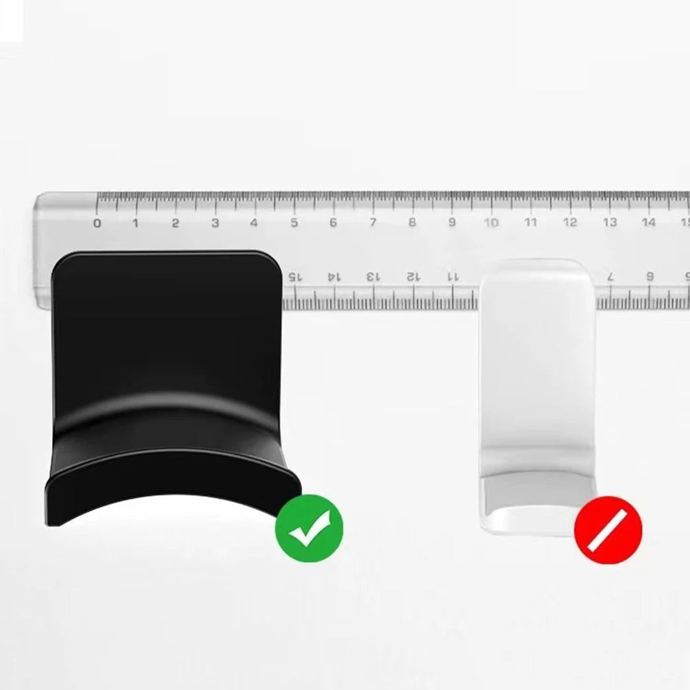 1-10pcs Universal Headphone Stand Adhesive Headphone Hook Headphone Holder for Easy Damage-Free Wall Desk Or PC Mounting