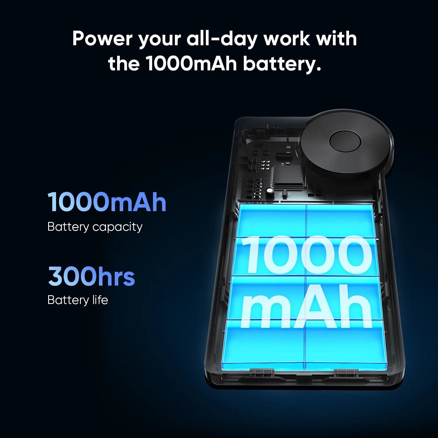 XPPen ACK05 Portable Wireless Shortcut Remote with 10 Custom Keys 1 Physical Dial 1000mAh Battery Support Bluetooth Connection