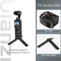 Ulanzi PK-08 PK-11 Mini Tripod Charging Base for DJI Osmo Pocket3  3 4 4P Type-C Port Kit Arri Locating Base Action Camera Tool