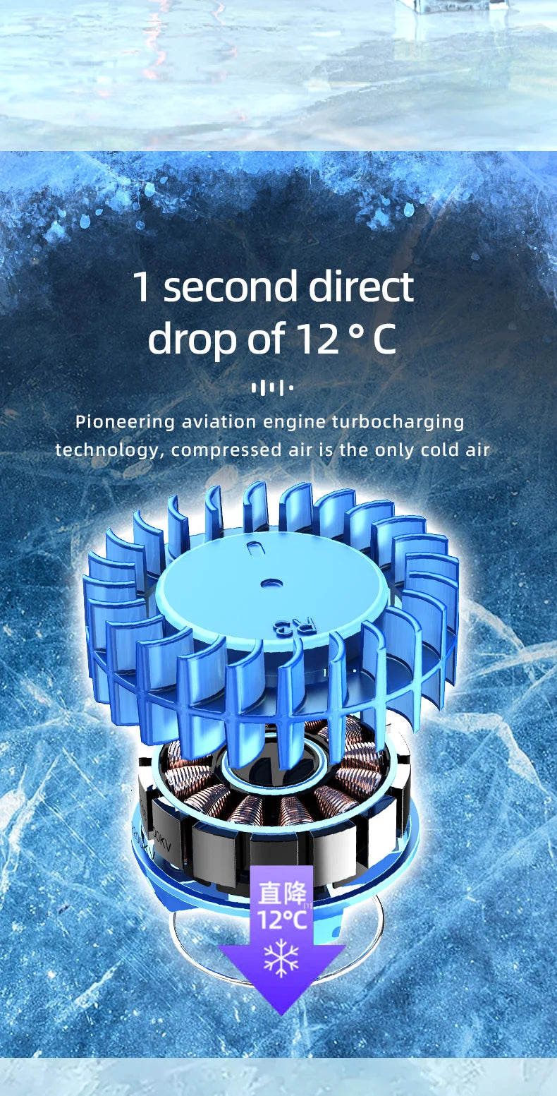 3000mA Portable Mini Hanging Neck Fan Bladeless Neckband Fan Digital Display Power Air Cooler USB Rechargeable Electric Fans
