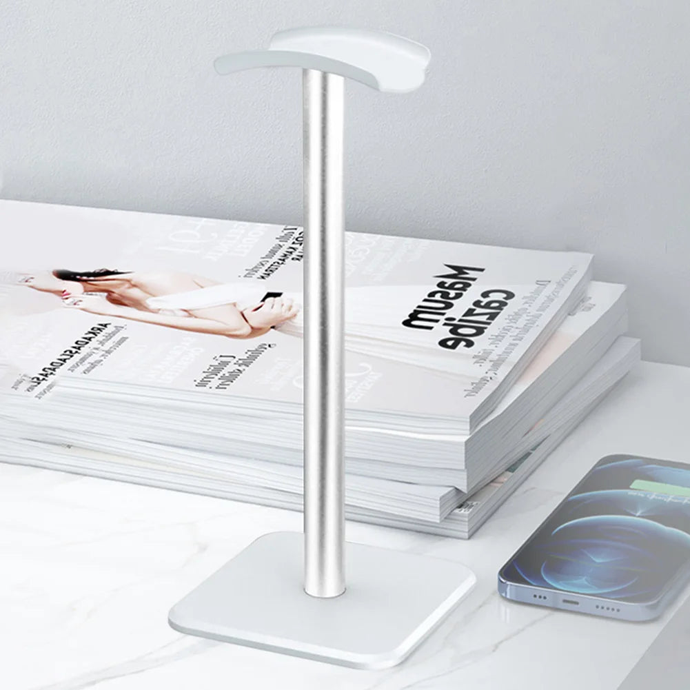 Headset Stand Aluminium Alloy Headphone Holder Rack Space Saving Desktop Organizer Display Vertical Bracket Hanger