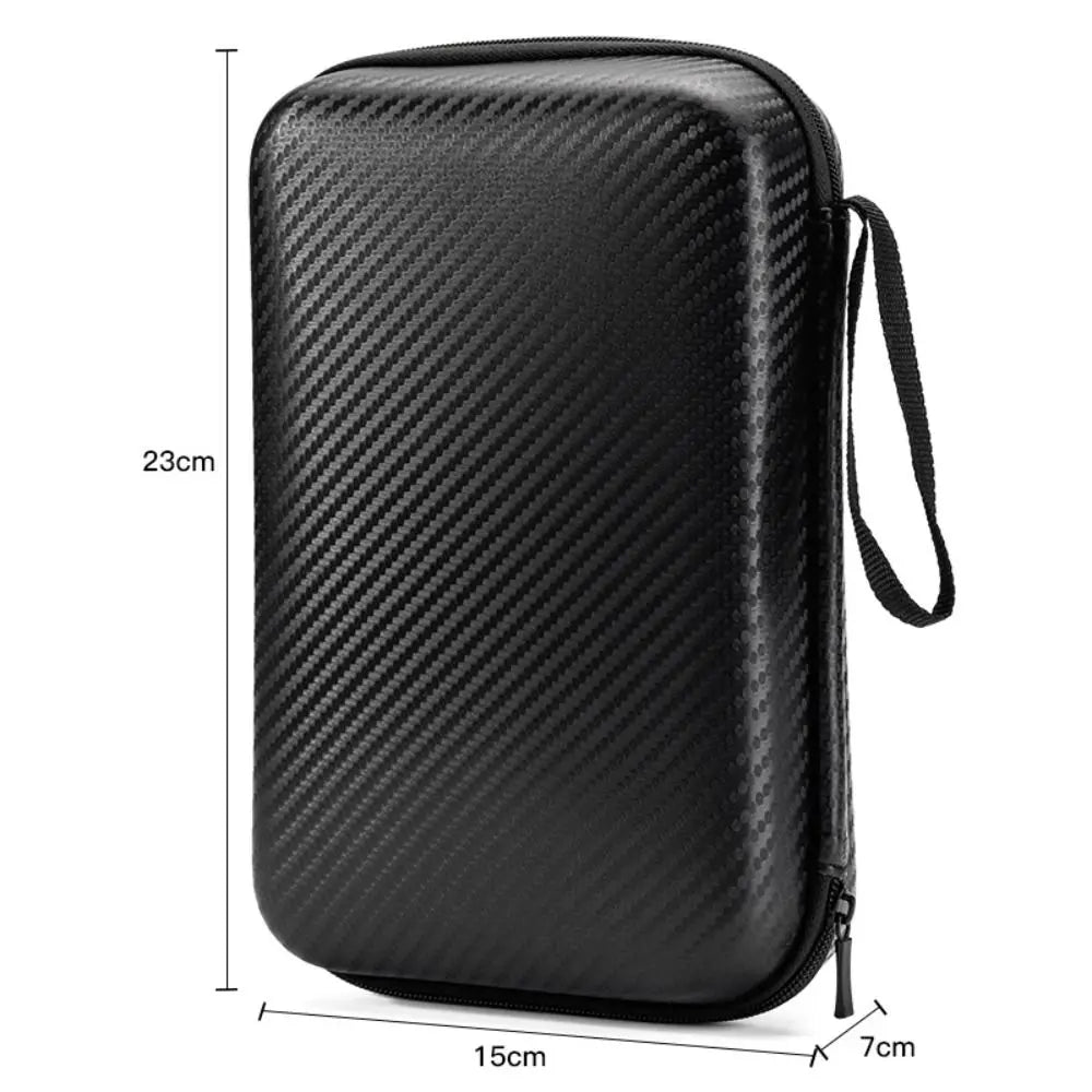 Shockproof Headphones Carrying Case EVA Waterproof Headphones Personalized Box Double Zipper Design Dust-proof Headphone Storage