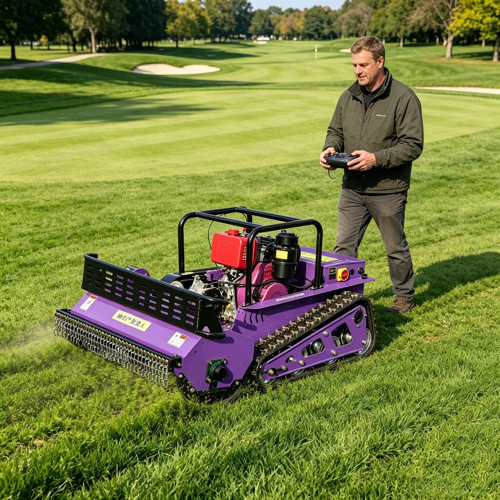 Customized Diesel Lawn Mower Long Life Low Fuel Consumption Strong Power Ce Epa Certified