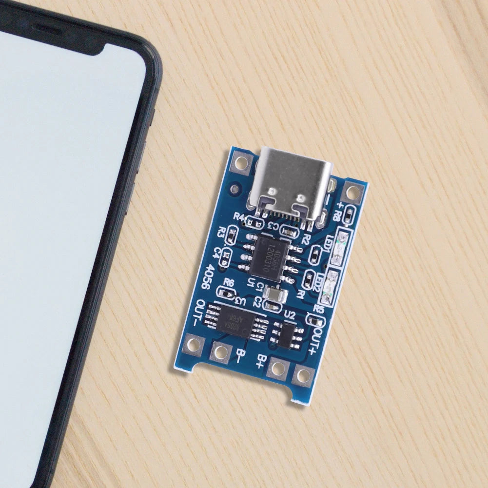 1-20PCS 1A 18650 Lithium Battery Protection Board Type-c/Micro/Mini USB Charging Module TP4056 With Protection One Plate Module