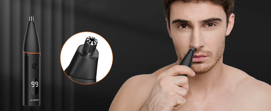 MAXGROOM 4 In 1 Body Hair Shaver Kits for Men Nose/Beard Hair Trimmer Electric  IPX6 Waterproof Groin Pubic Hair Shaver for Man