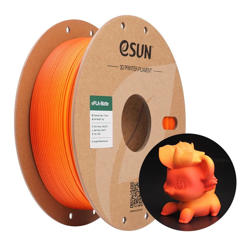 eSUN PLA 3D Printer Filament 1.75mm 1KG Rainbow Matte PLA 3D Filament For Bambu Lab Rainbow Color PLA Matte 3D Printing Material