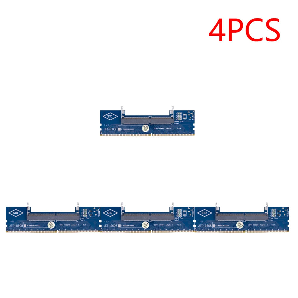 1-5PCS DR3 DDR4 Laptop To Desktop Memory Adapter Card SO-DIMM To PC DIMM Card Connector Card Memory Stick RAM Connector Adapter