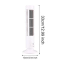 LED Tower Fan Bladeless Tower Fan 90 Degree Oscillating Quiet Portable USB Electric Desk Fan with Light for Home Bedroom Office