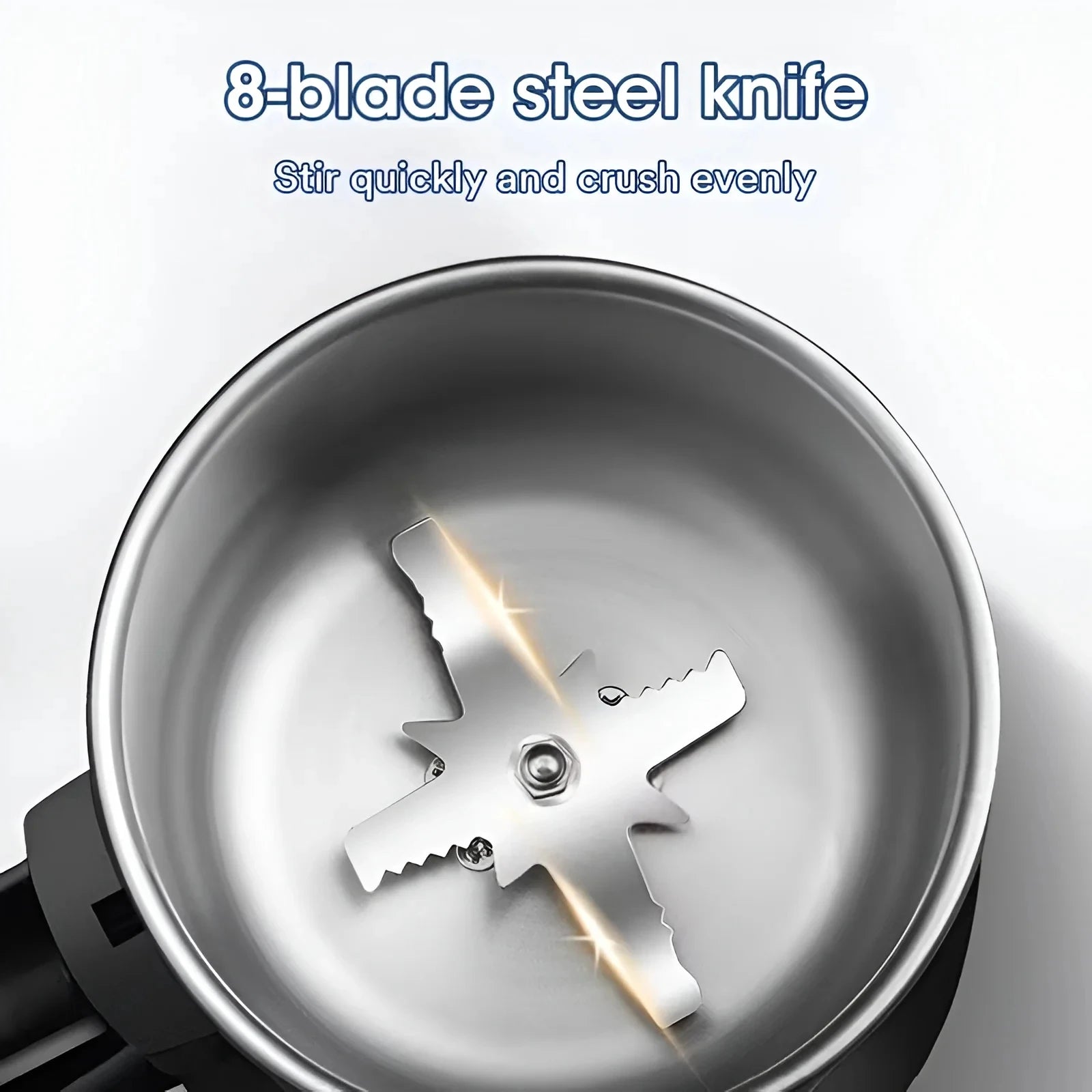 Multi-functional Electric Grinder, High-power Food-grade Coffee & Grain Grinder, Ideal Gift for Coffee & Whole Grain Lovers