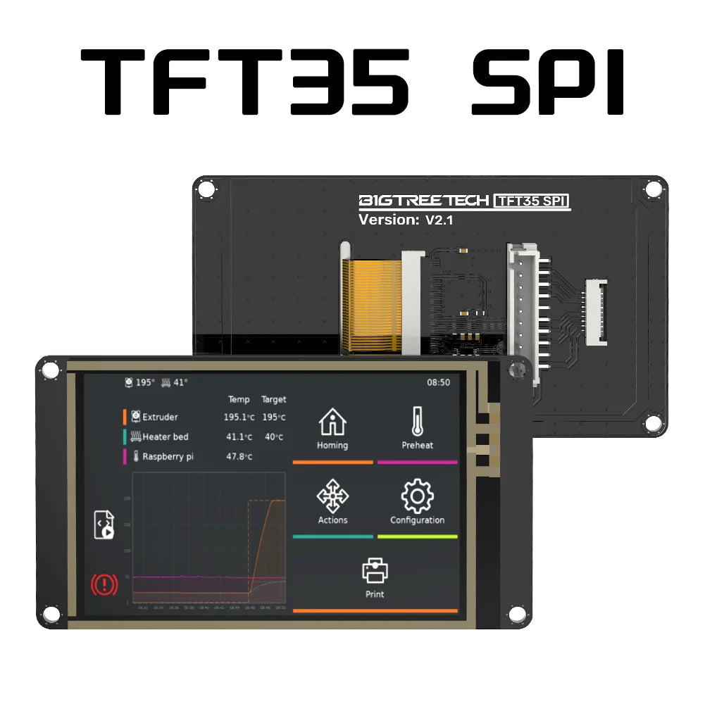 BIGTREETECH TFT35 SPI V2.1 Touch Screen Module 3.5'' 480x320 TFT Display for CB1 M8P 3D Printer Motherboard