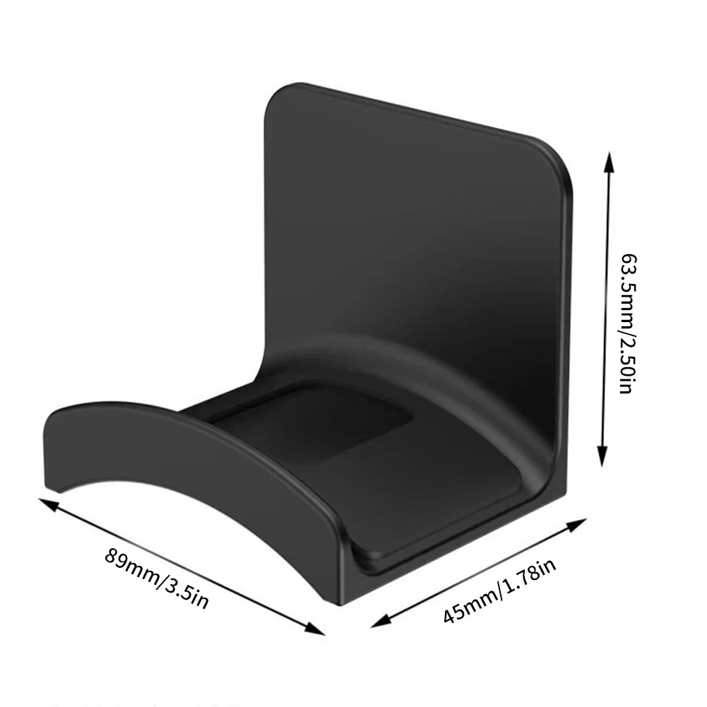 1-5PCS Universal Headphone Stand Adhensive Plastic Wall Mount Hanger Under Desk Headset Rack Holder Support for Gaming Earphone