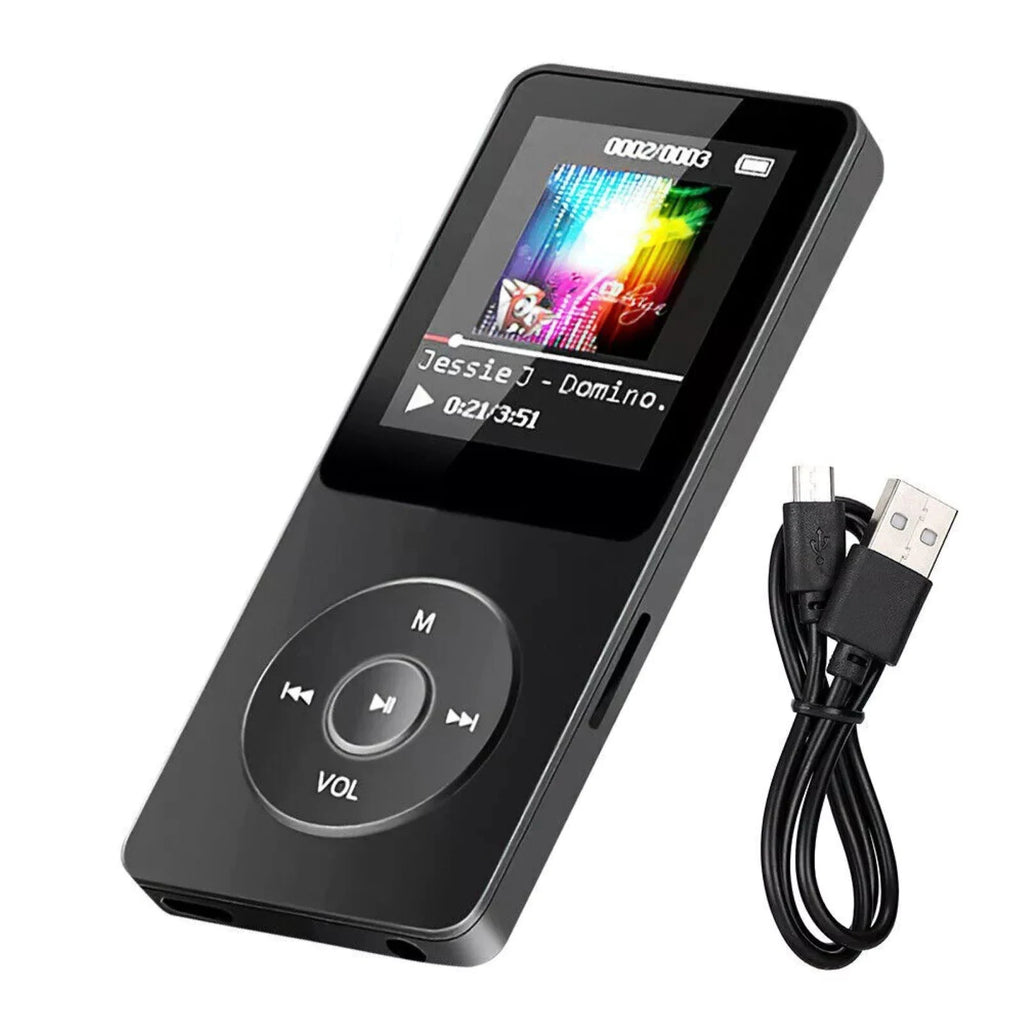 Wireless BT Bluetooth 5.0 MP4 MP3 Player Built-in Lithium Battery HiFi Lossless Sound HD Screen Display Voice Recorder