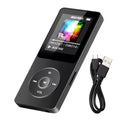 Wireless BT Bluetooth 5.0 MP4 MP3 Player Built-in Lithium Battery HiFi Lossless Sound HD Screen Display Voice Recorder