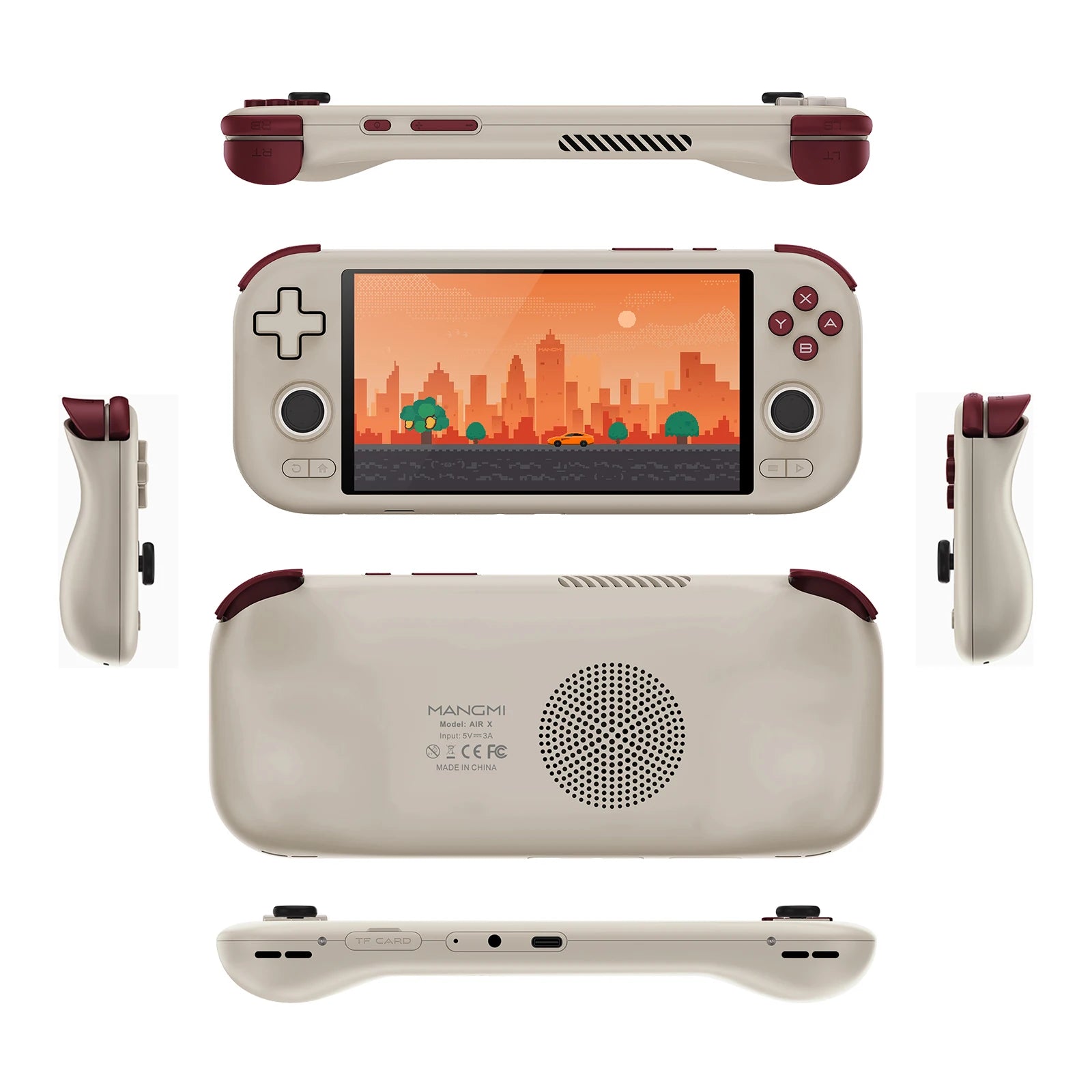 AMPOWN MANGMI AIR X Handheld Game Console Snapdragon 662 With 5000mAh Battery 5.5-inch Screen RGB Hall Joystick Game Console