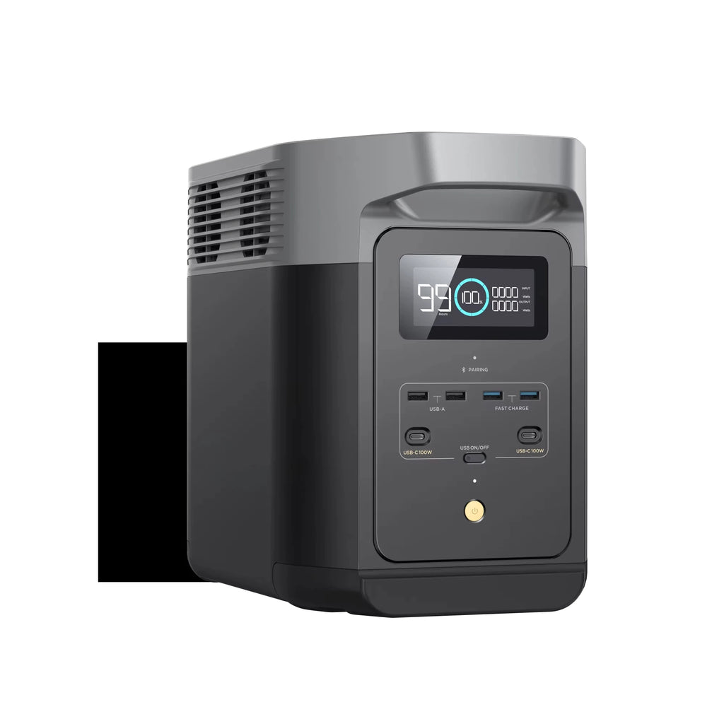 ECOFLOW DELTA 2 1024wh Power Plant Power Bank Black Portable Solar Panels Lifepo4 Solar Panels